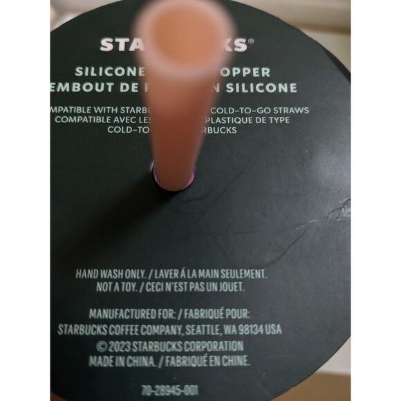 NEW Starbucks Holiday 2023 Rose Pinecone Cone Venti Coffee Tumbler 24oz *READ - Picture 6 of 7